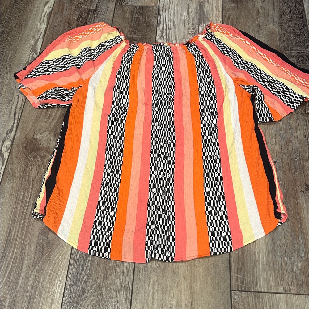 GAP Multicolor Textured Top Size M - Picture 4 of 7